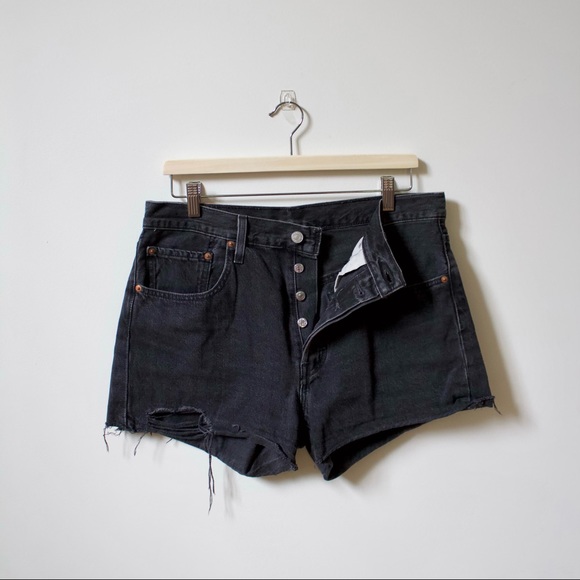Levi’s 501 Mid-Rise Denim Shorts - Picture 6 of 11